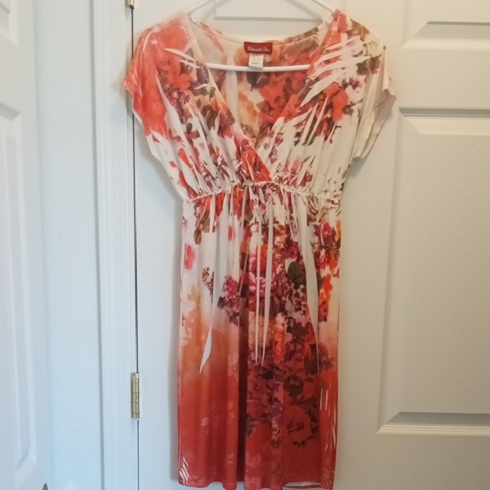 BUY 2 GET 1 FREE 🔥 Women's Floral Summer Dress in Red and White